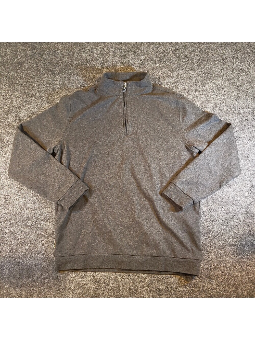 Linksoul Mens Medium Heather Gray 1/4 Quarter Zip Pullover Sweatshirt M